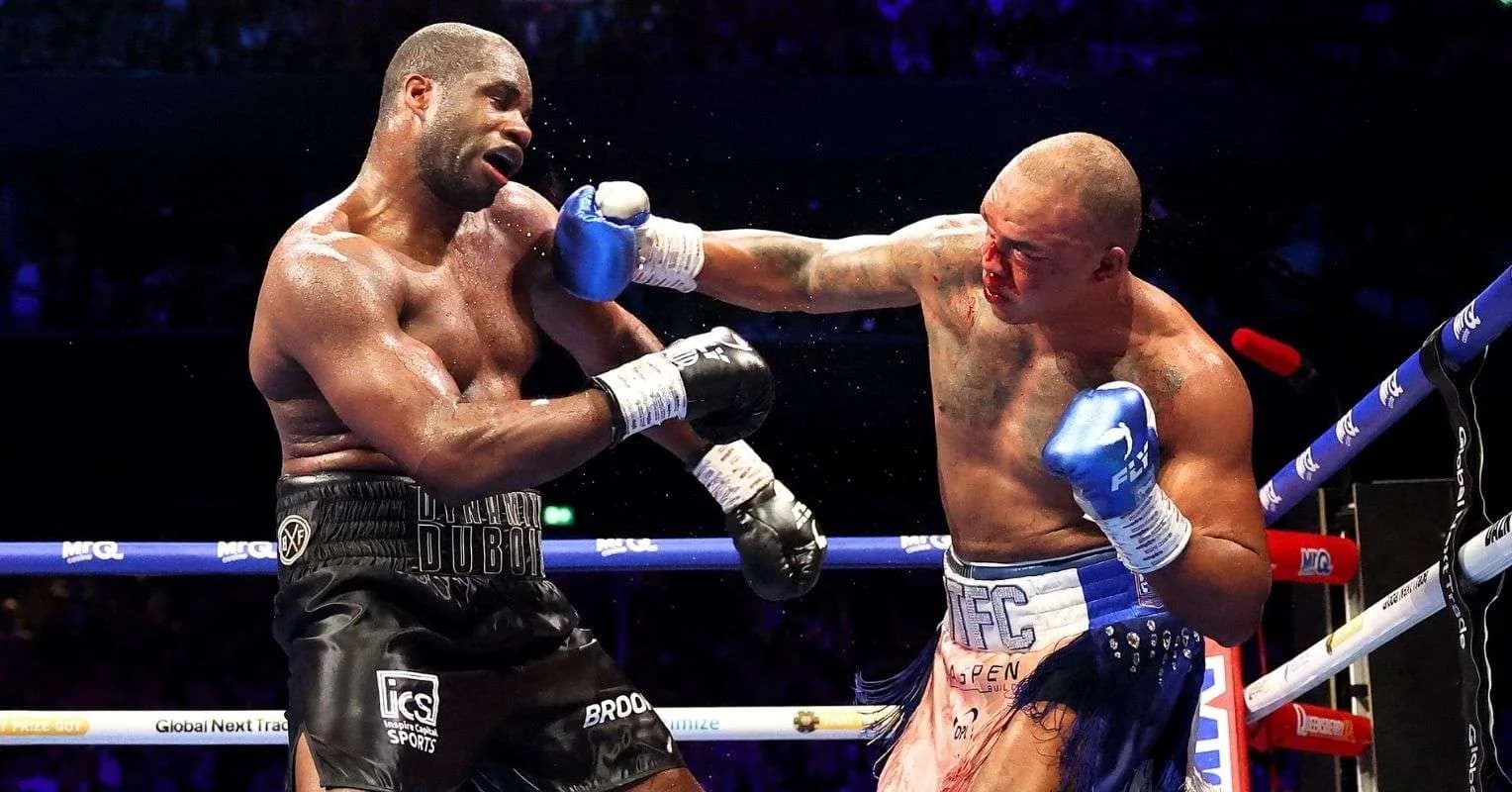 Derek Chisora makes early KO prediction for Dubois vs Wardley 2 after both hit the canvas in first fight