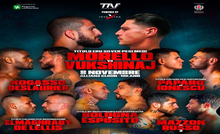 Torna la TAF l’8 novembre a Milano, Il 5 dicembre riapre il Principe.