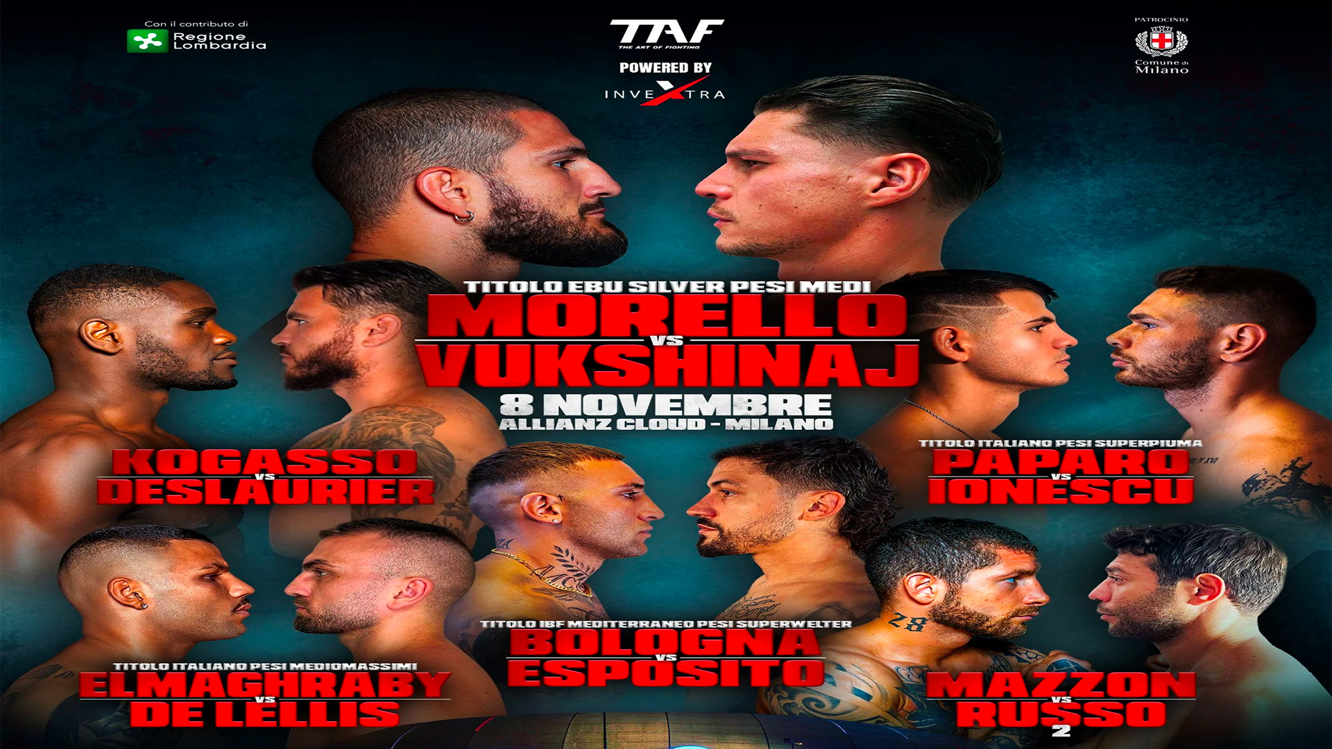 Torna la TAF l’8 novembre a Milano, Il 5 dicembre riapre il Principe.