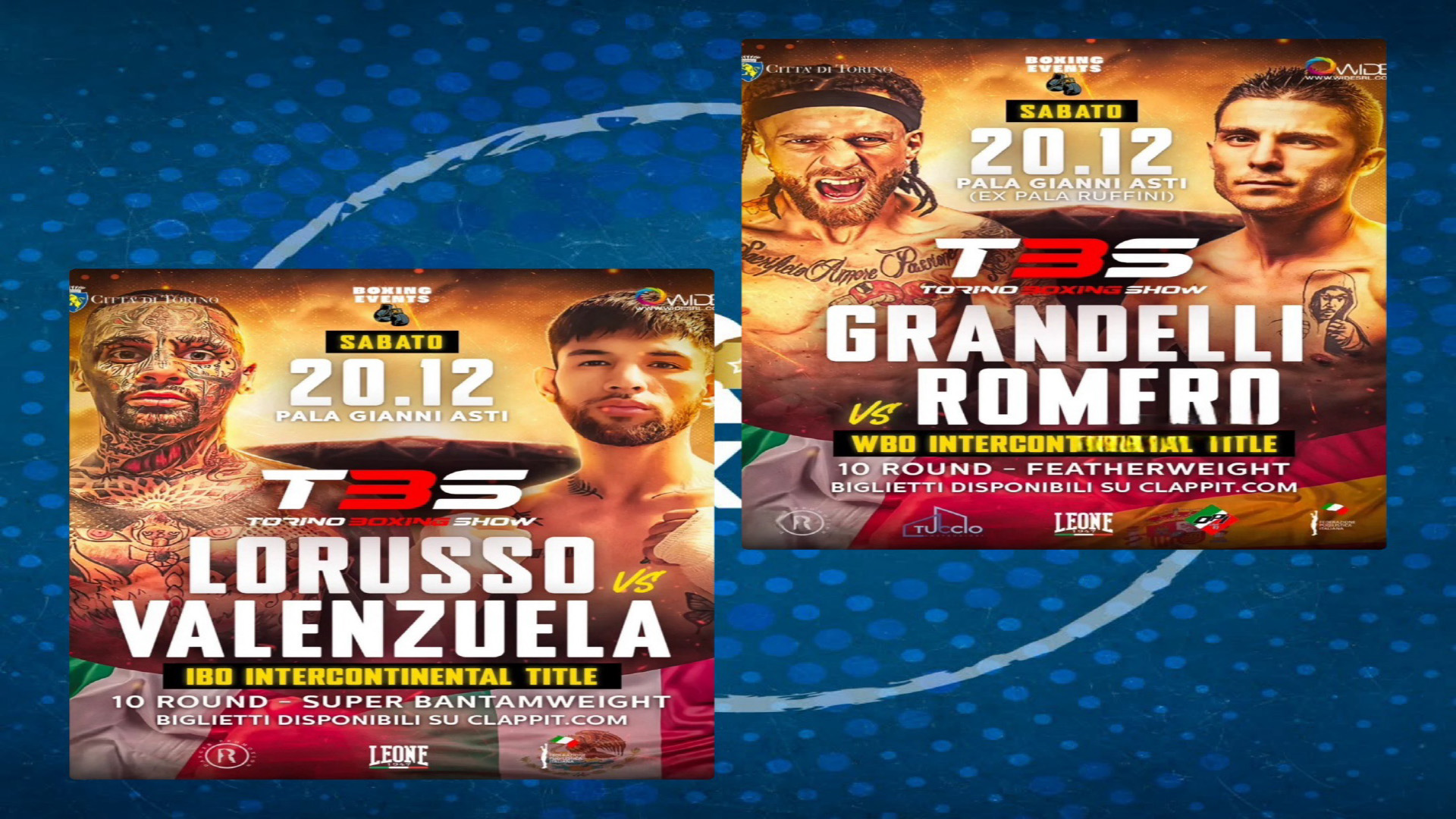 Torino Boxing Show: Grandelli, Lorusso e Priolo sul ring